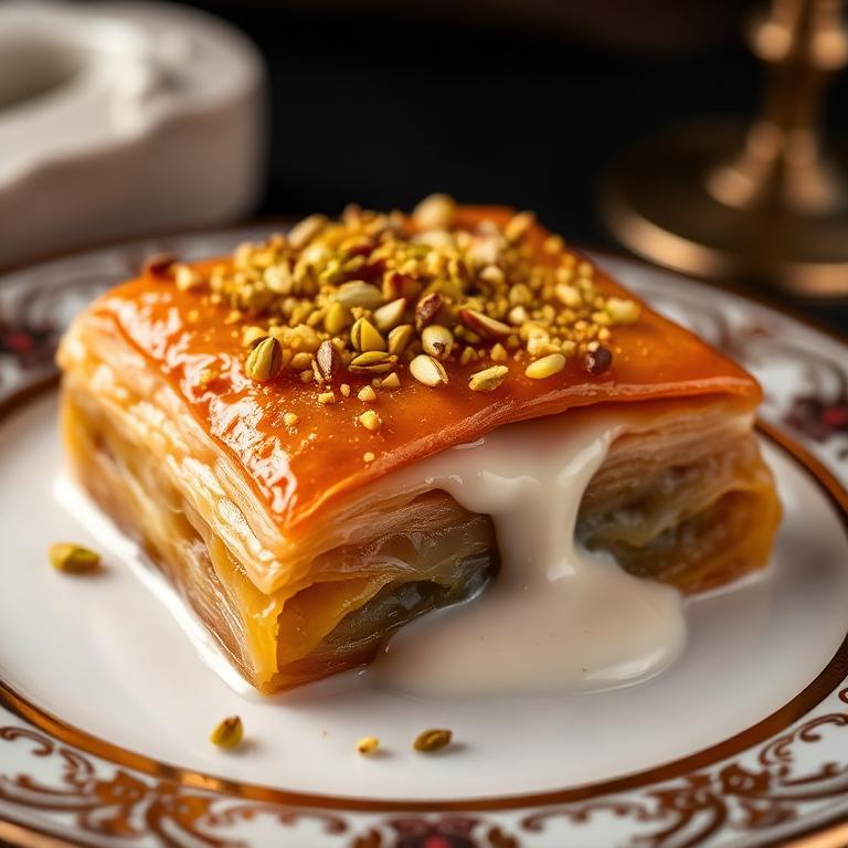 Baklava with Milk